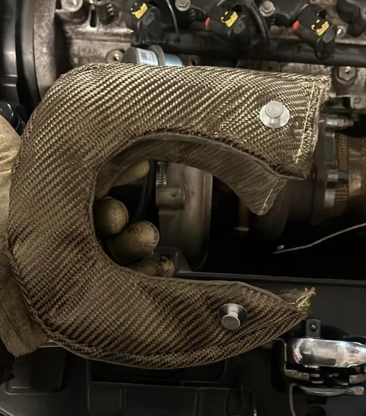 Copertura Termica Turbina Td04 per Fiat Abarth 500 - 595 - 695