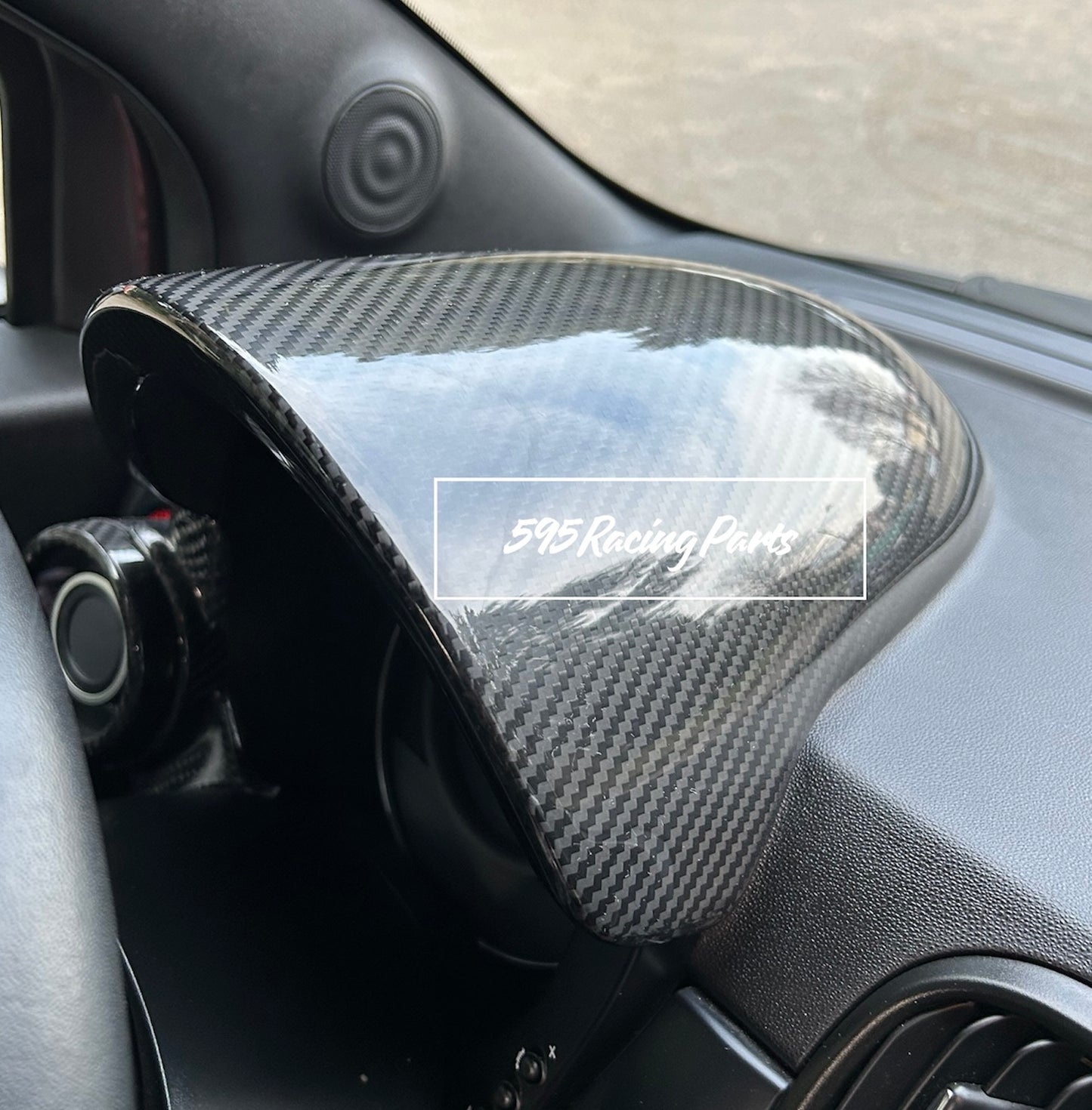 Cover Cupolino in VERO CARBONIO per Abarth 500 - 595 - 695