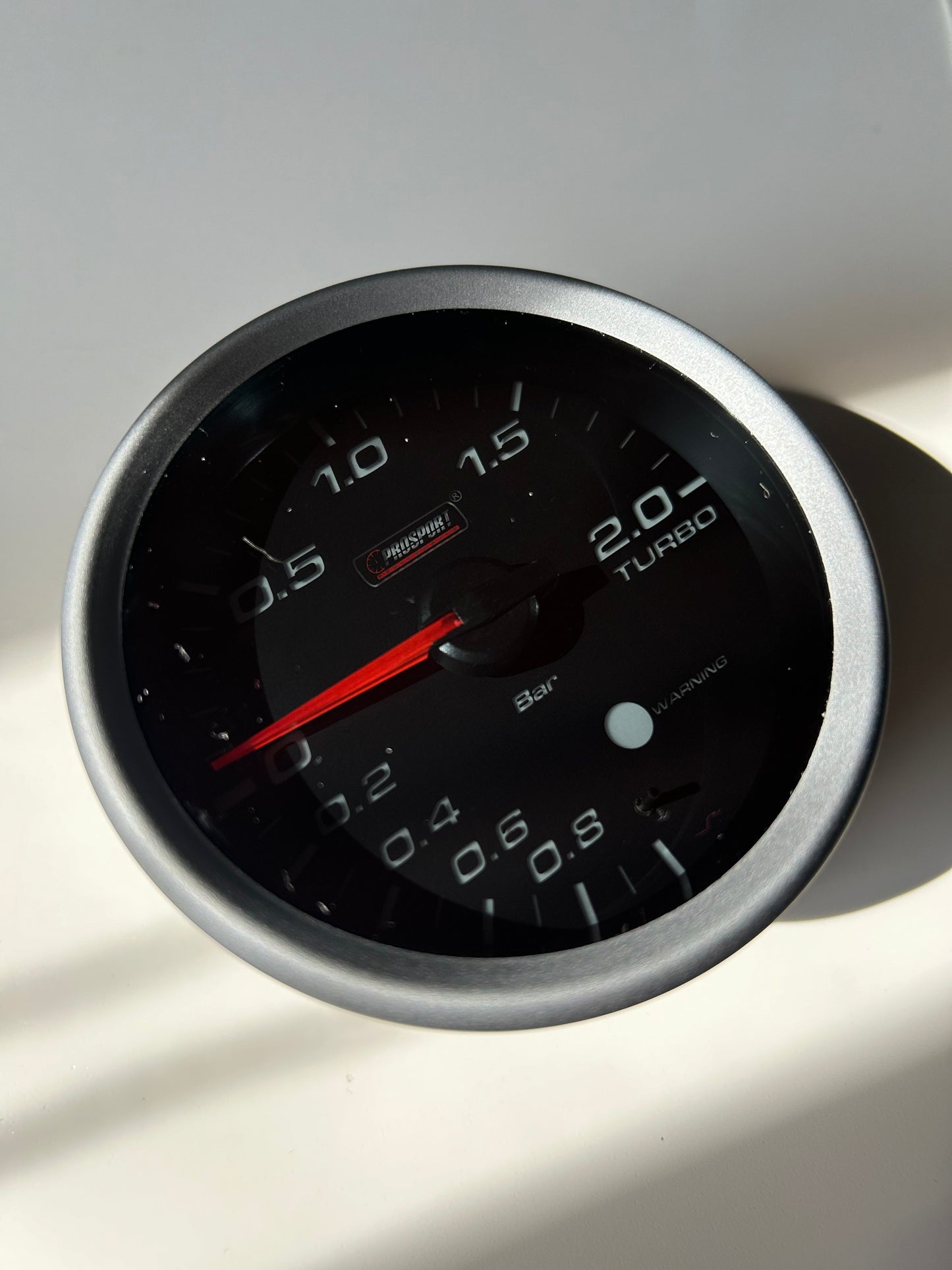Manometro pressione turbo PROSPORT - 80 mm - Fiat 500 Abarth - 595 - 695