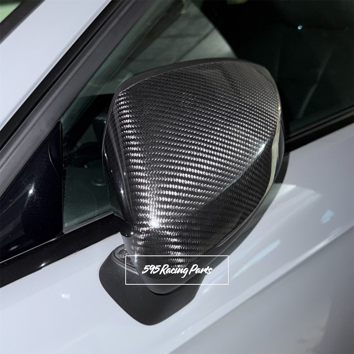 Pair of REAL CARBON mirror caps for Audi A3/S3/RS3 8V