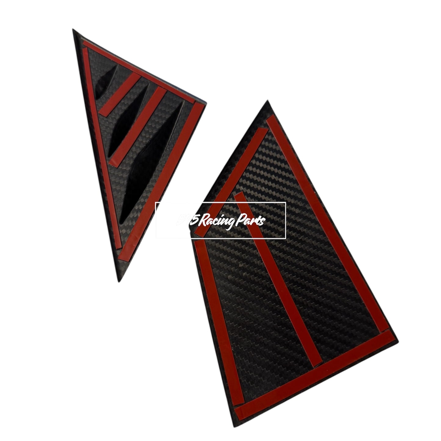 Kit Montanti Portiere in CARBONIO VERO Fiat 500 Abarth - 595 - 695 - ESCLUSIVI