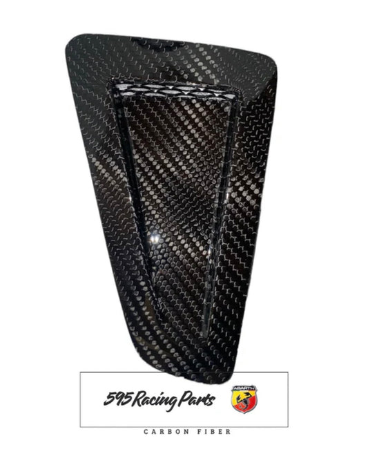 Presa d’aria cofano in VERO CARBONIO per Fiat 500 Abarth - 595 - 695