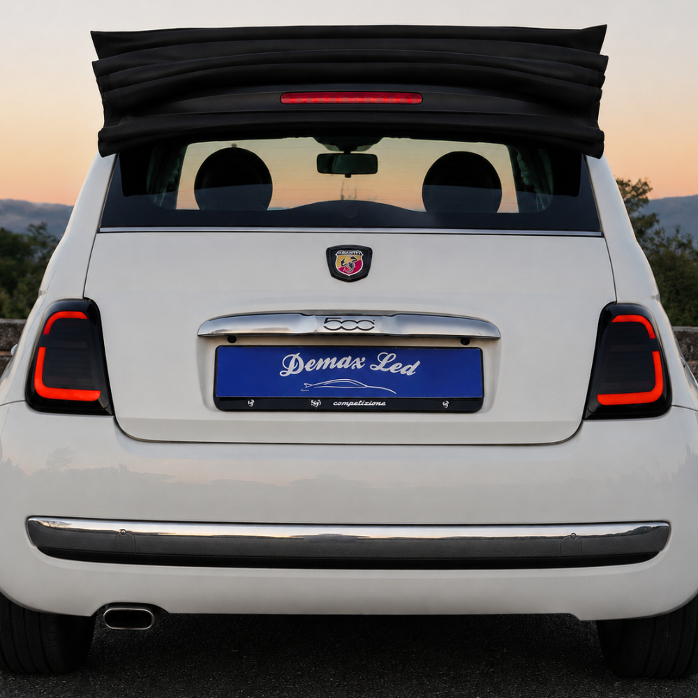 Fari LED Posteriori Abarth & Fiat 500 (2008-2015) Pre Restyling