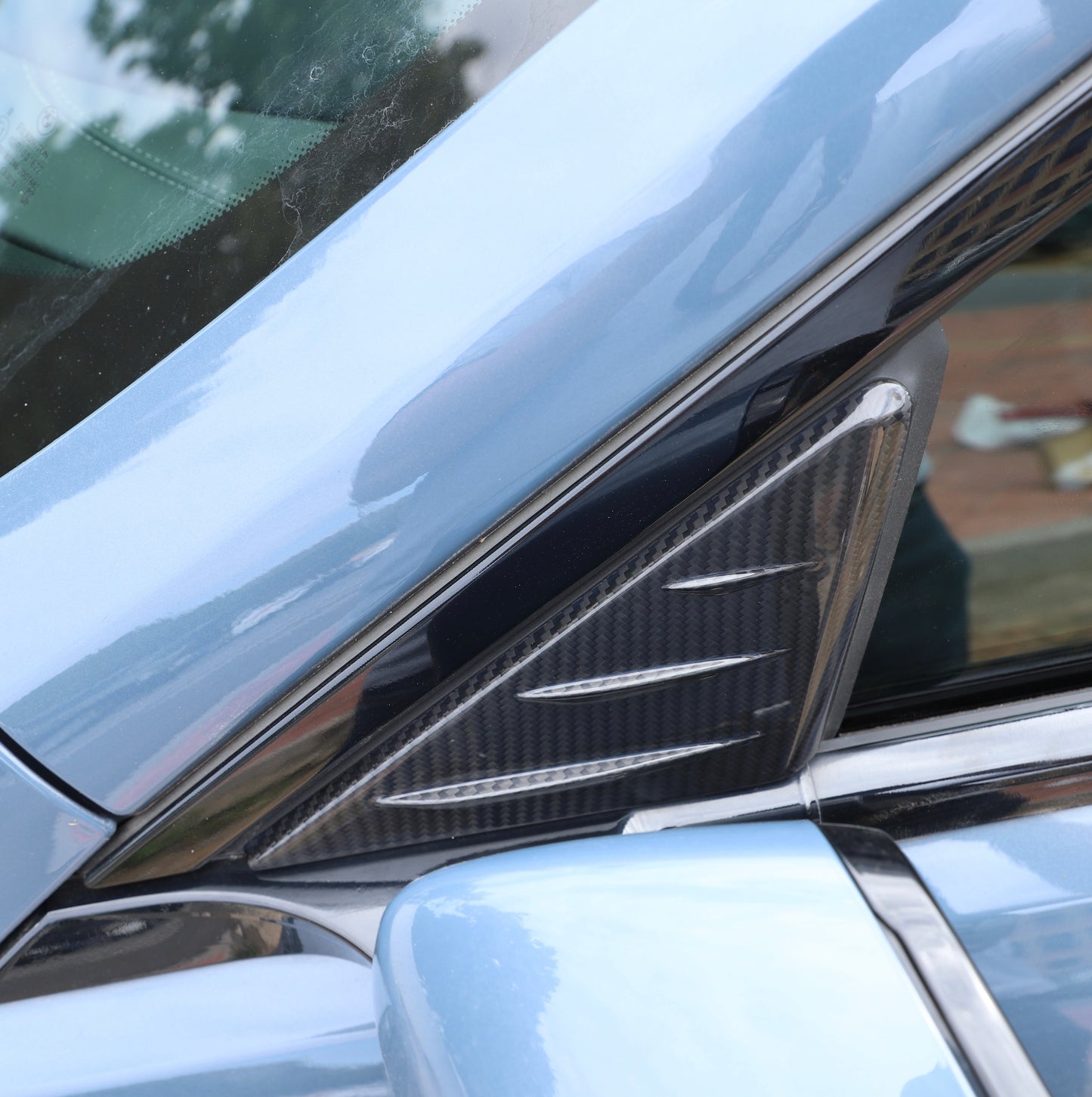 Cover montanti portiere in VERO CARBONIO per BMW Serie 8 2019-2022