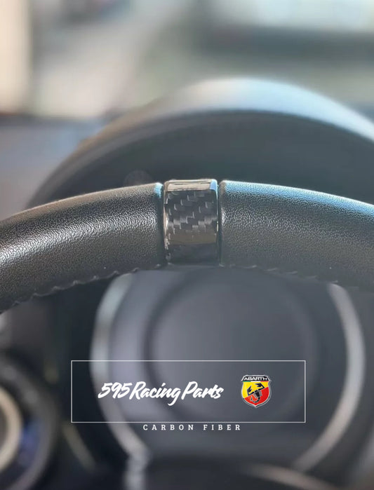 Mirino Volante in CARBONIO VERO Fiat 500 Abarth 595 - 695 - in diverse finiture