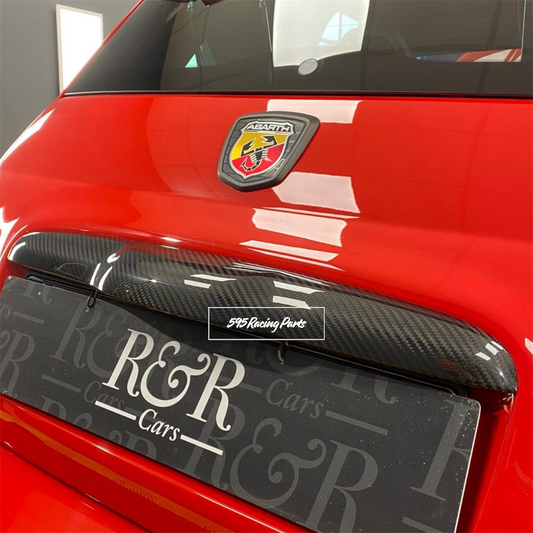 Cover Maniglione Baule Posteriore in CARBONIO VERO Fiat 500 Abarth 595 - 695 - Fiat 500 - in diverse finiture