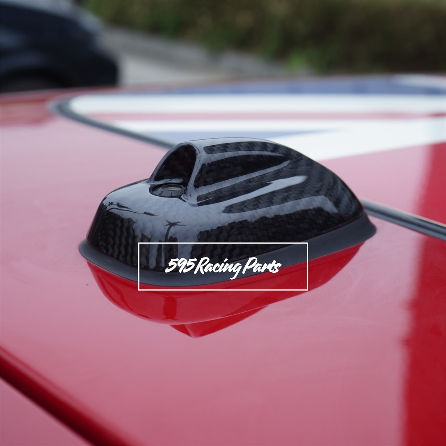 Cover antenna in VERO CARBONIO Mini Cooper F55/F56