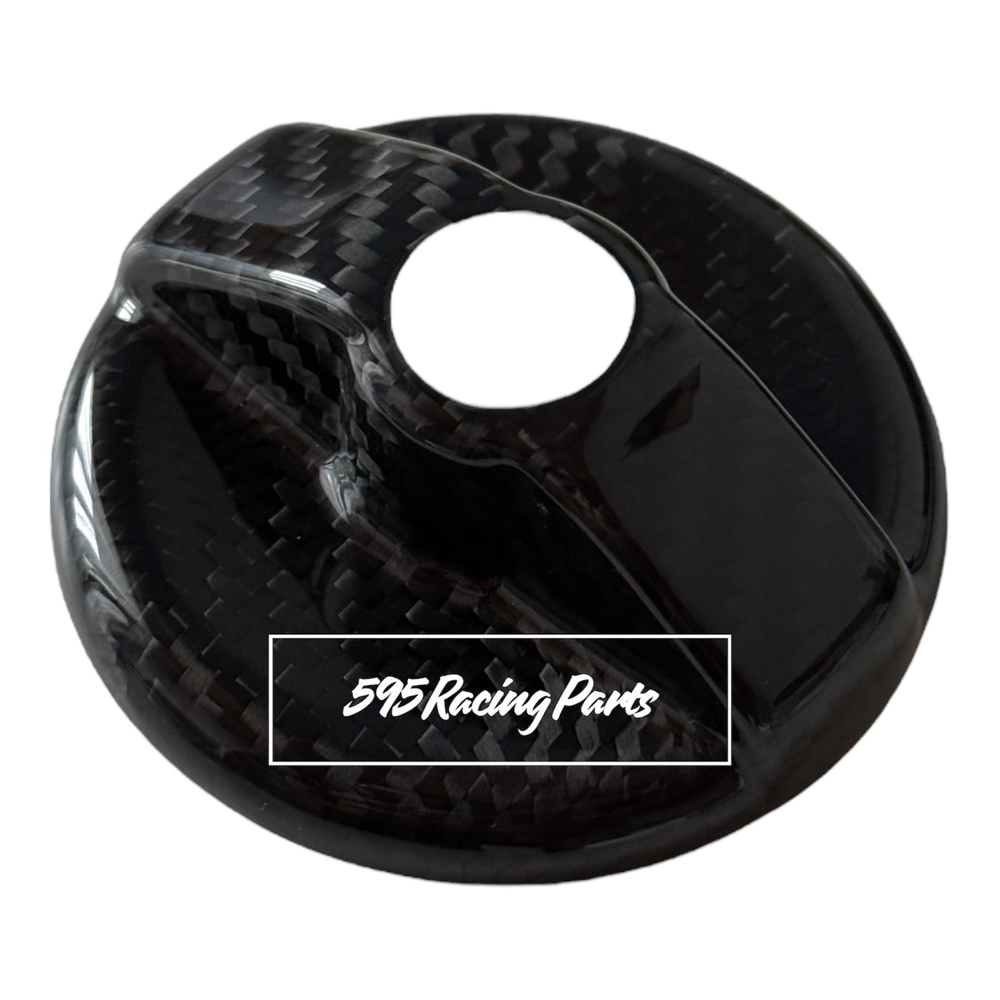 Cover tappo benzina in VERO CARBONIO Fiat 500 Abarth - 595 - 695