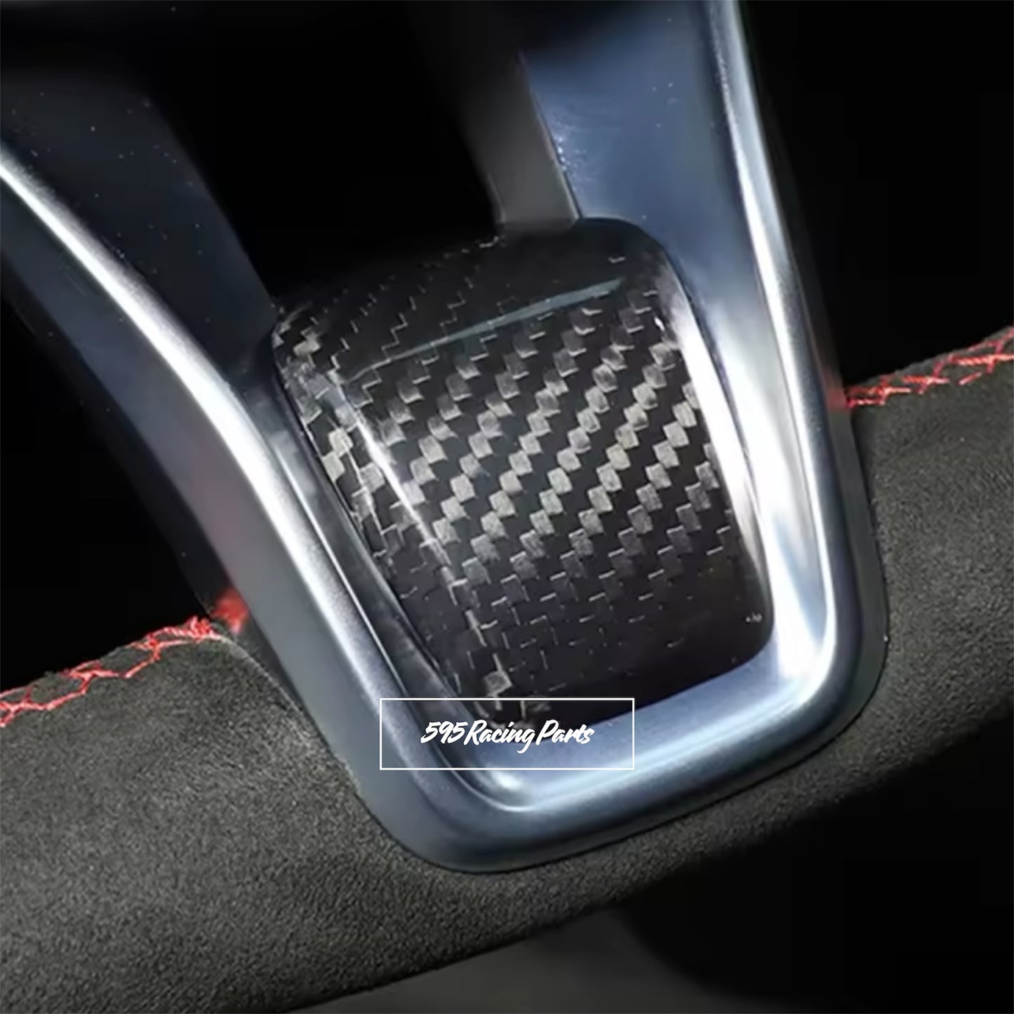 Steering wheel insert in REAL CARBON for Alfa Romeo Giulia 2020/2023 in different finishes