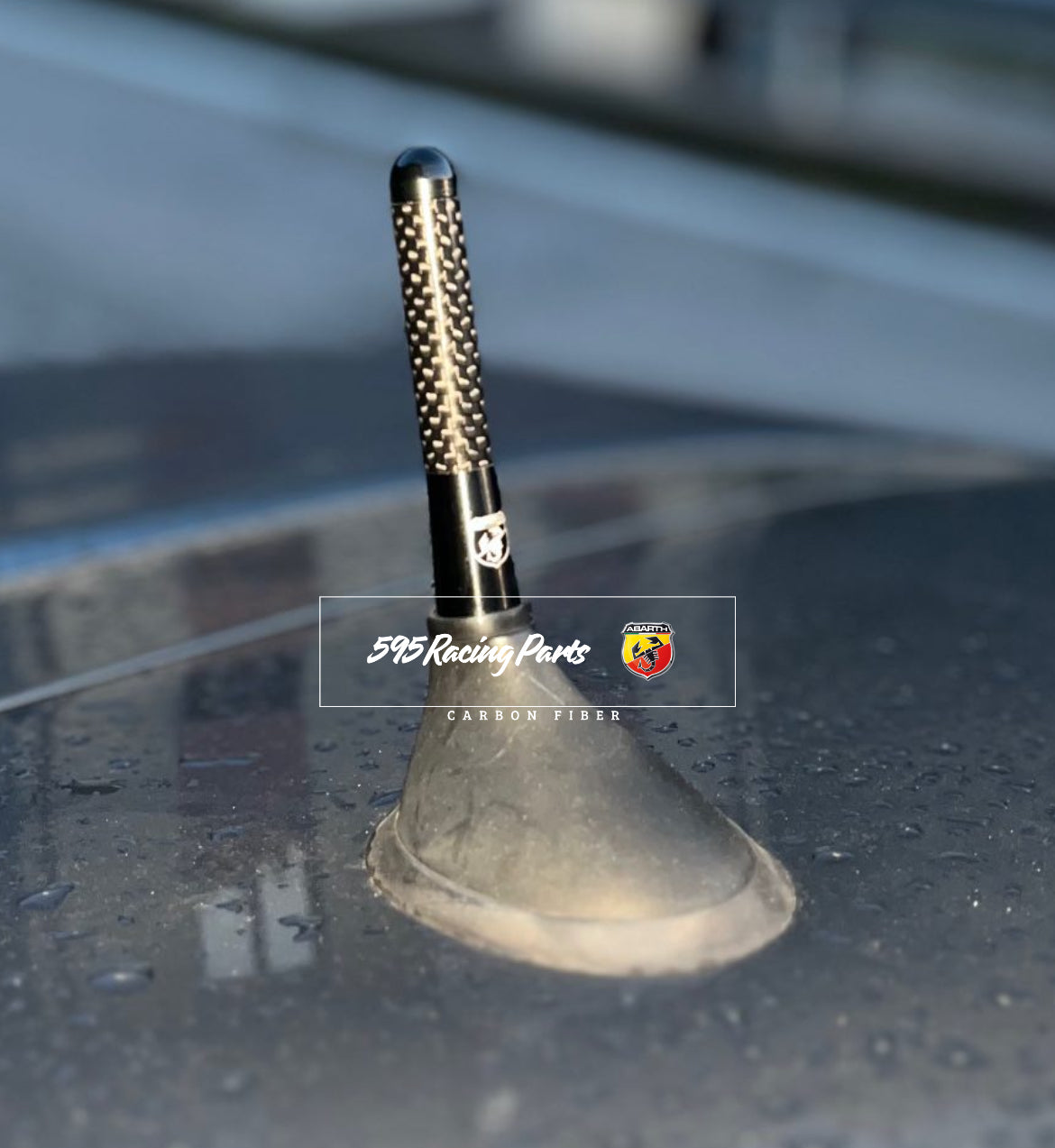 Carbon Antenna for Fiat 500 Abarth - 595 - 695 - Punto Abarth
