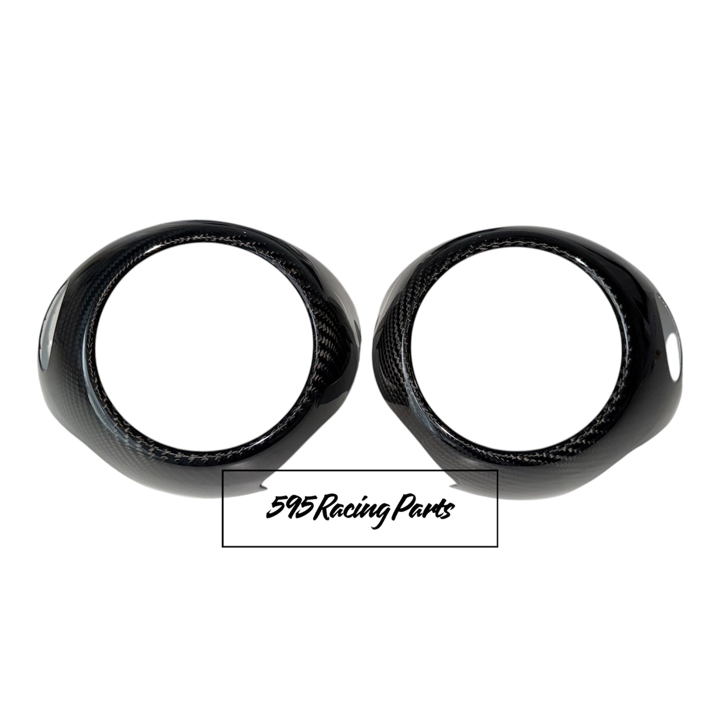 Coppia cover bocchette aria in VERO CARBONIO Mini Cooper S R55/R56/R57/R58/R59
