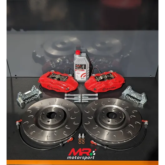 Impianto frenante DISCHI 330mm LISCIO-FORATO-BAFFATO 500 Abarth MAGGIORATO NUOVO