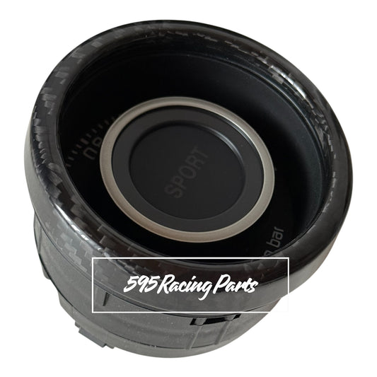 Cover manometro turbo in CARBONIO VERO per Fiat 500 Abarth - 595 - 695