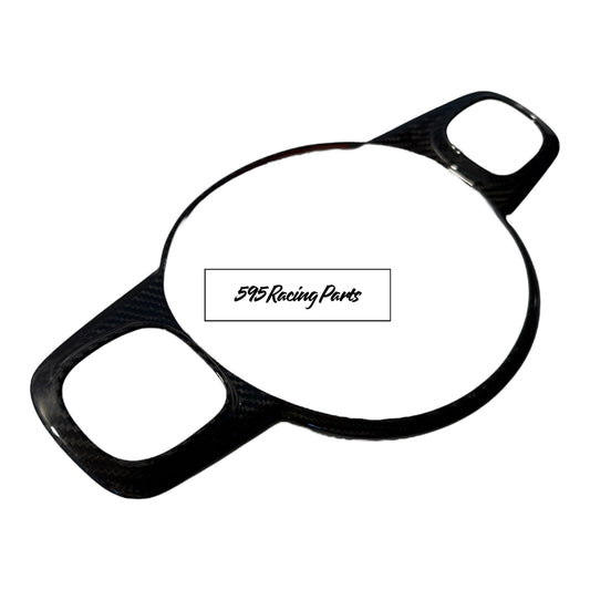Cover Pulsanti Volante completa in CARBONIO VERO Fiat 500 Abarth 595 - 695 - Restyling