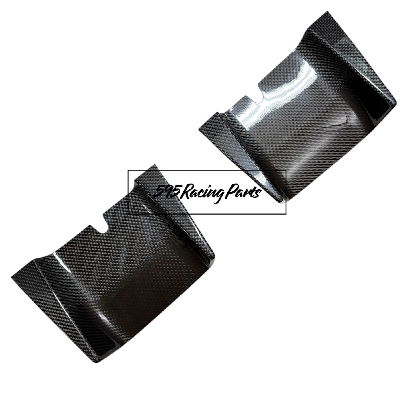 Cover Estrattore posteriore in VERO CARBONIO Fiat 500 Abarth - 595 - 695 - Restyling