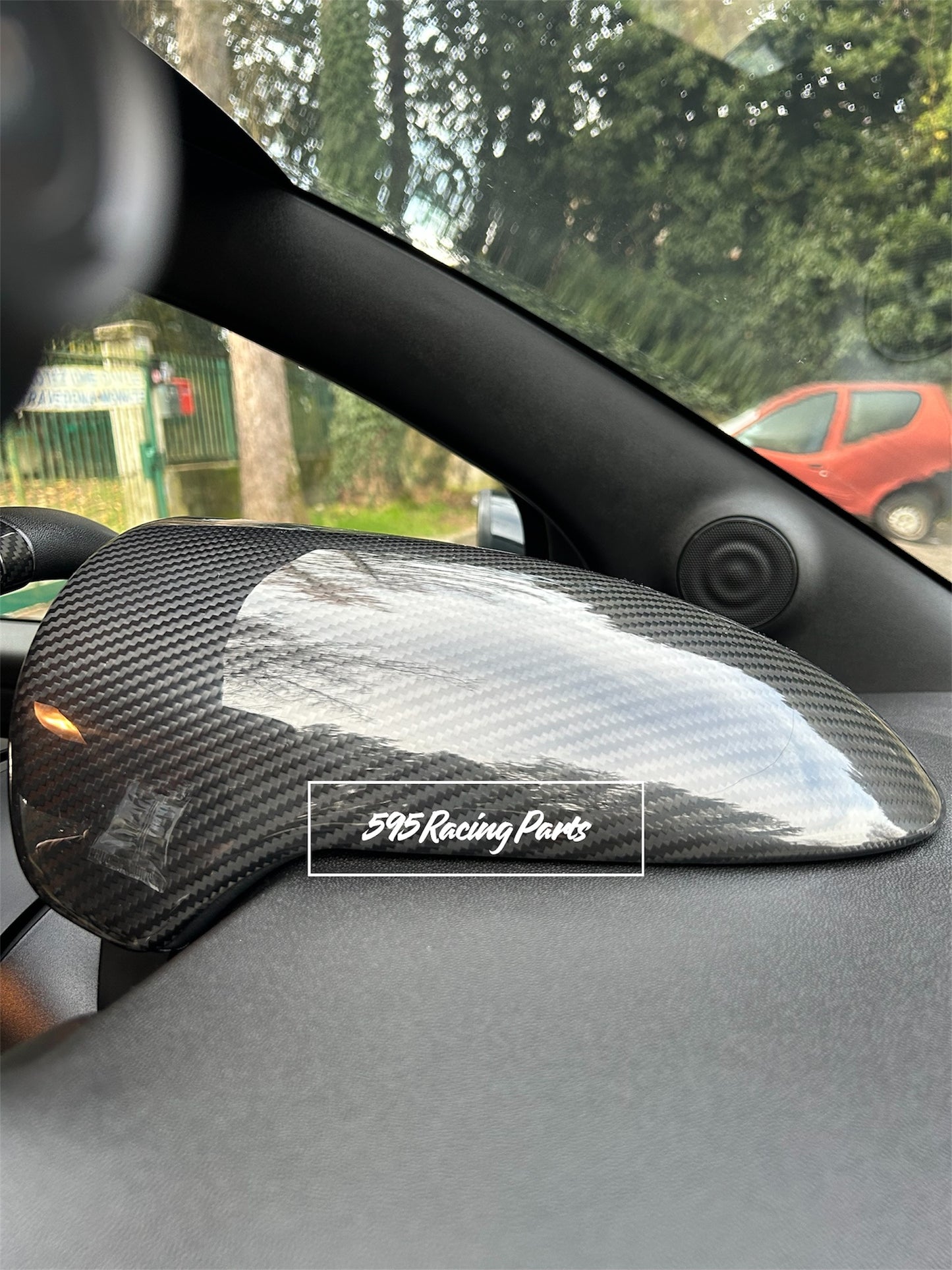 Cover Cupolino in VERO CARBONIO per Abarth 500 - 595 - 695