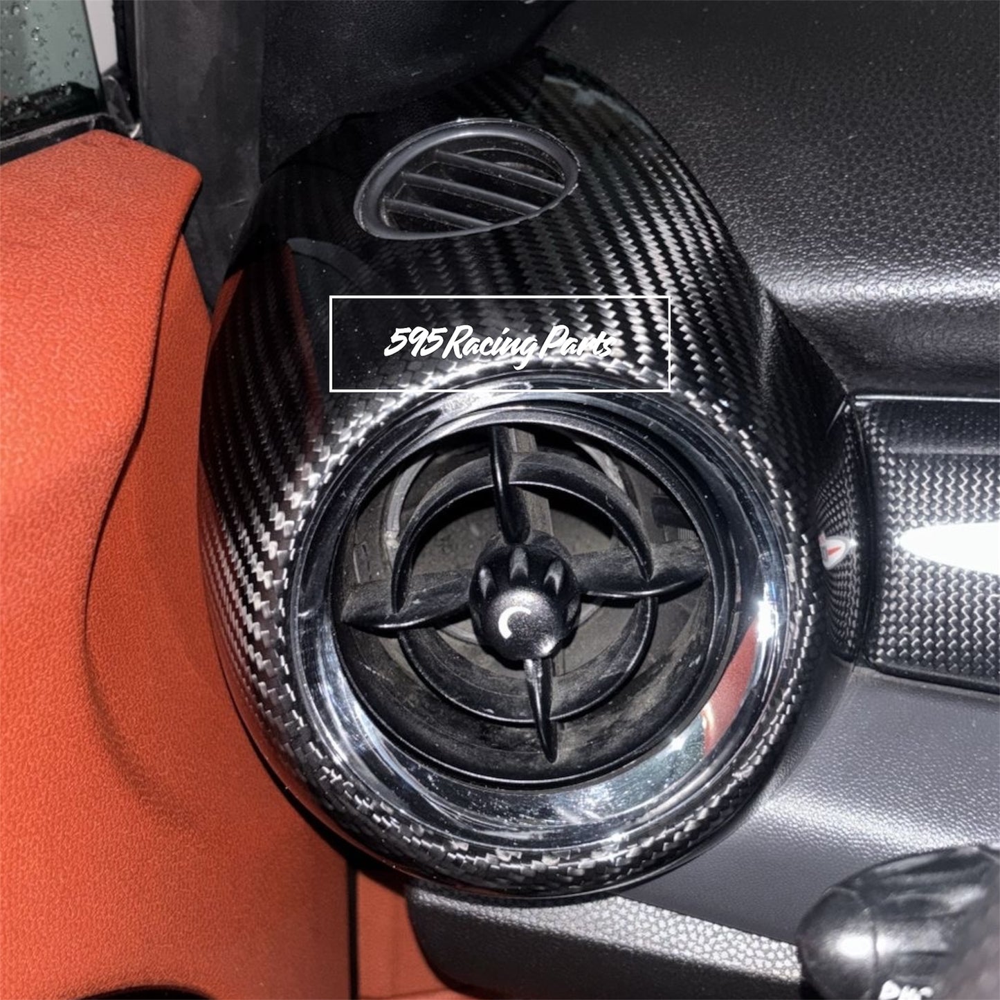 Pair of REAL CARBON air vent covers Mini Cooper S R55/R56/R57/R58/R59