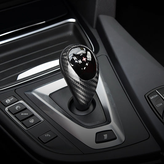 REAL CARBON gear knob cover for BMW M2 M3 M4 M5 (see compatibility in description)