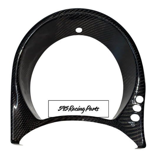 Cover contachilometri in VERO CARBONIO Fiat 500