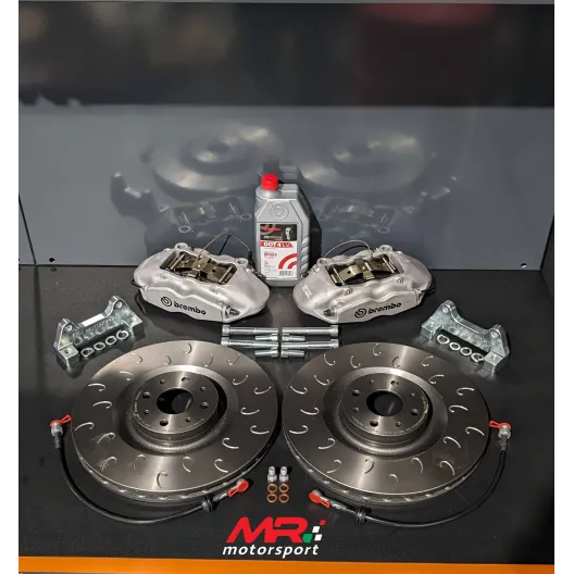 Impianto frenante DISCHI 330mm LISCIO-FORATO-BAFFATO 500 Abarth MAGGIORATO NUOVO