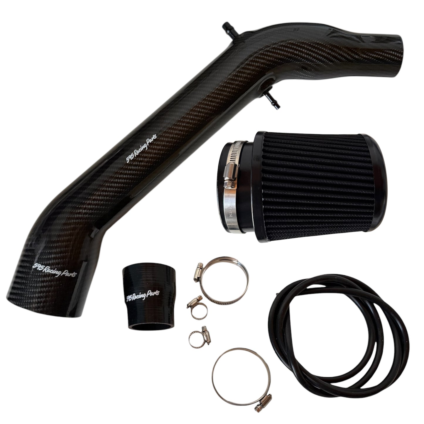 Fiat 500 Abarth Kit Aspirazione Diretta Bassa in VERO CARBONIO per turbina 1446 - IHI - TD04