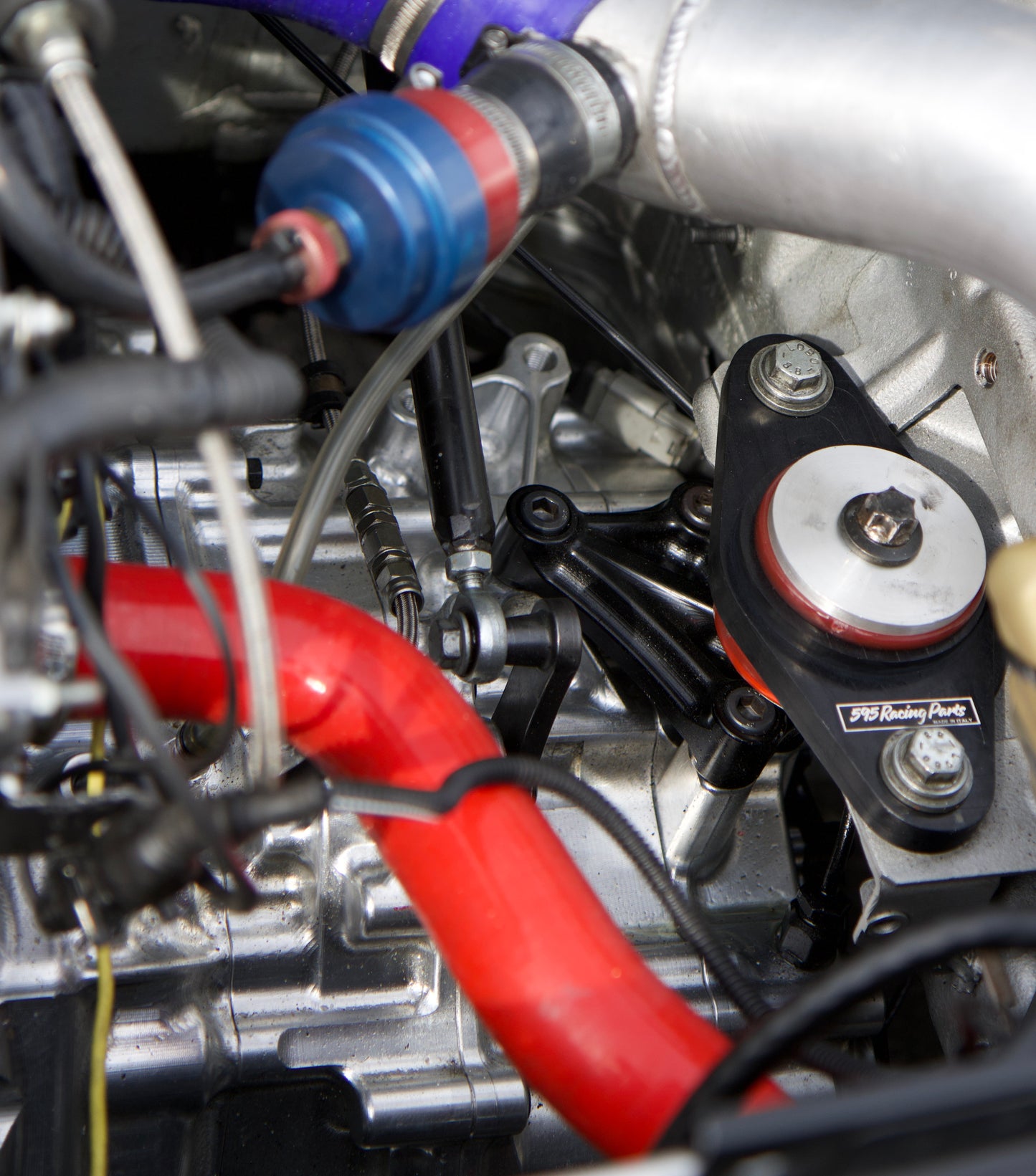 Supporto motore lato batteria rinforzato Fiat 500 Abarth - 595 - 695