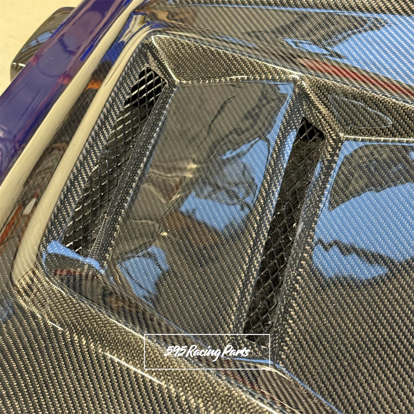 REAL CARBON Bonnet with Air Intakes Fiat 500 Abarth - 595 - 695