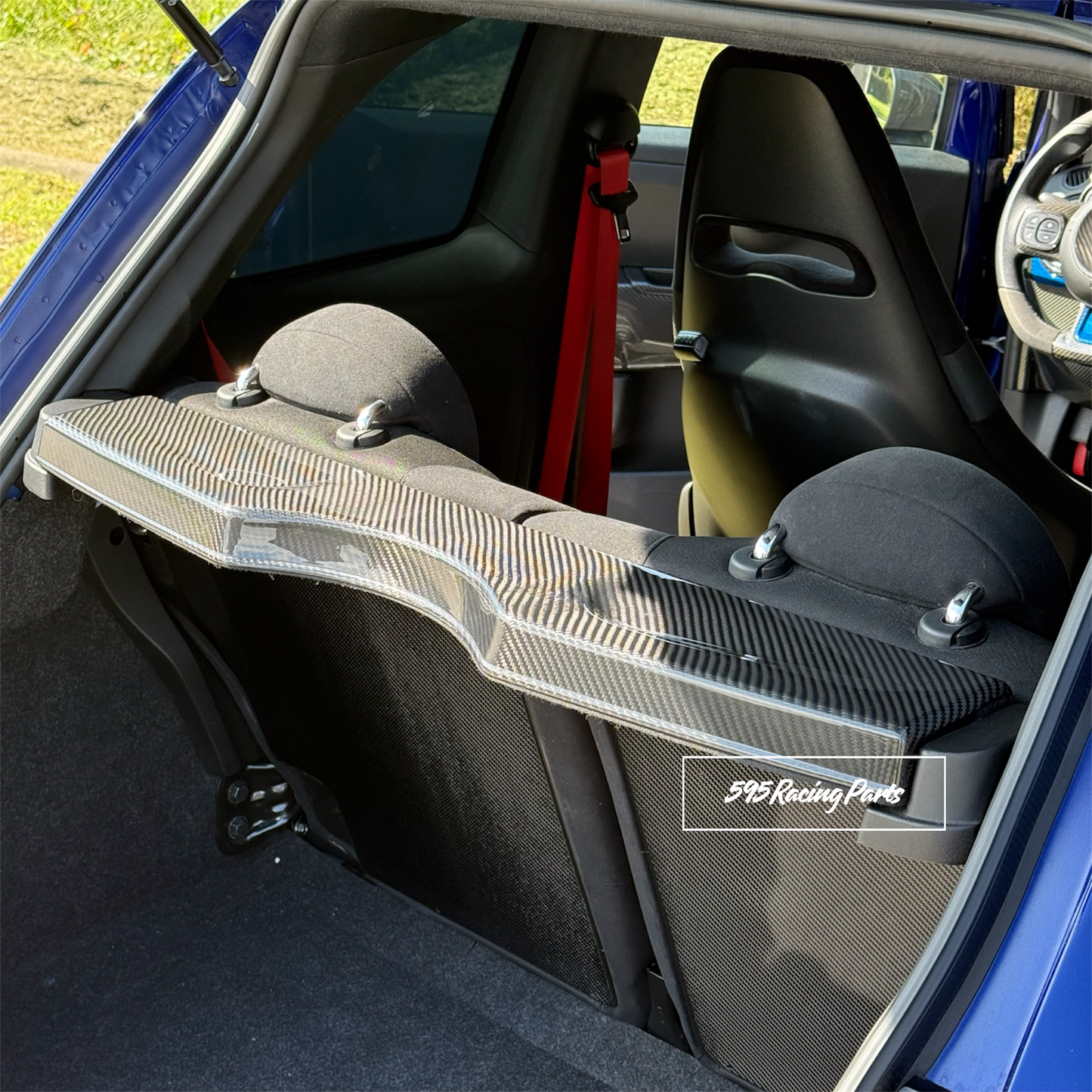 Cappelliera in VERO CARBONIO per Fiat 500 Abarth - 595 - 695