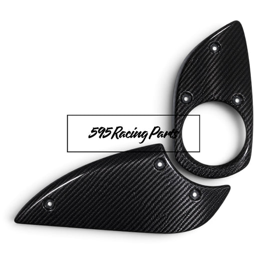 Kit sostituzione plastiche sedili Sabelt in VERO CARBONIO per Fiat 500 Abarth - 595 - 695 - Punto