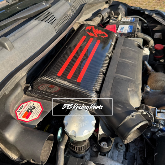 Cover scatola filtro in VERO CARBONIO per Fiat 500 Abarth (tutte le versioni)