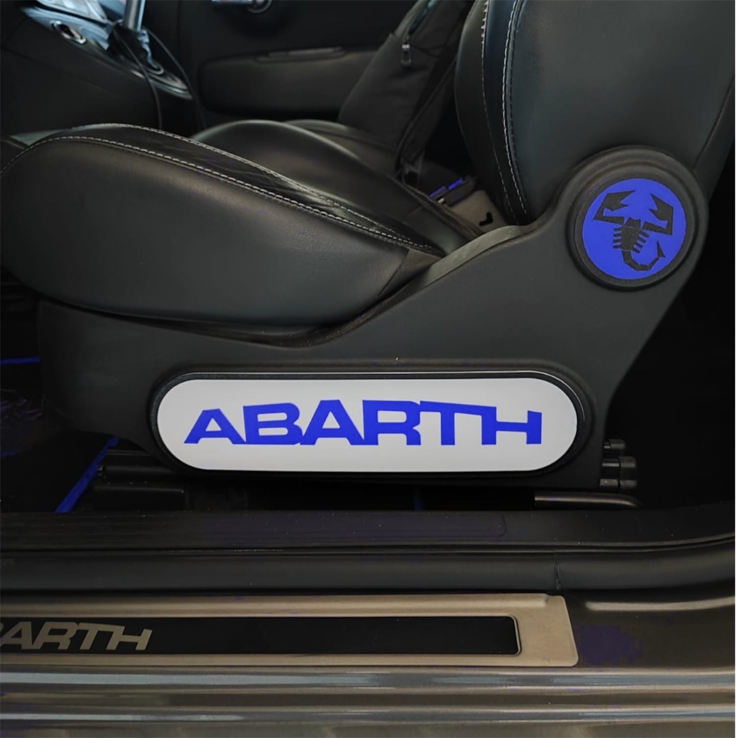 Coppia Cover Sedili Fiat 500 Abarth - 595 - 695 - in diverse finiture
