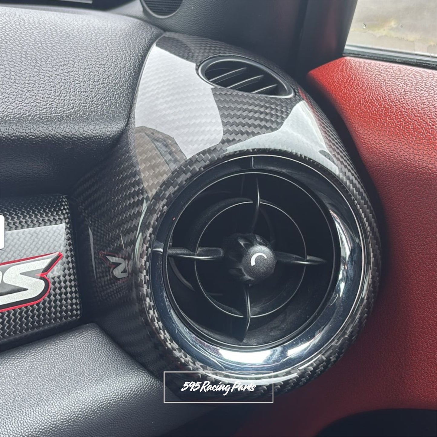 Pair of REAL CARBON air vent covers Mini Cooper S R55/R56/R57/R58/R59