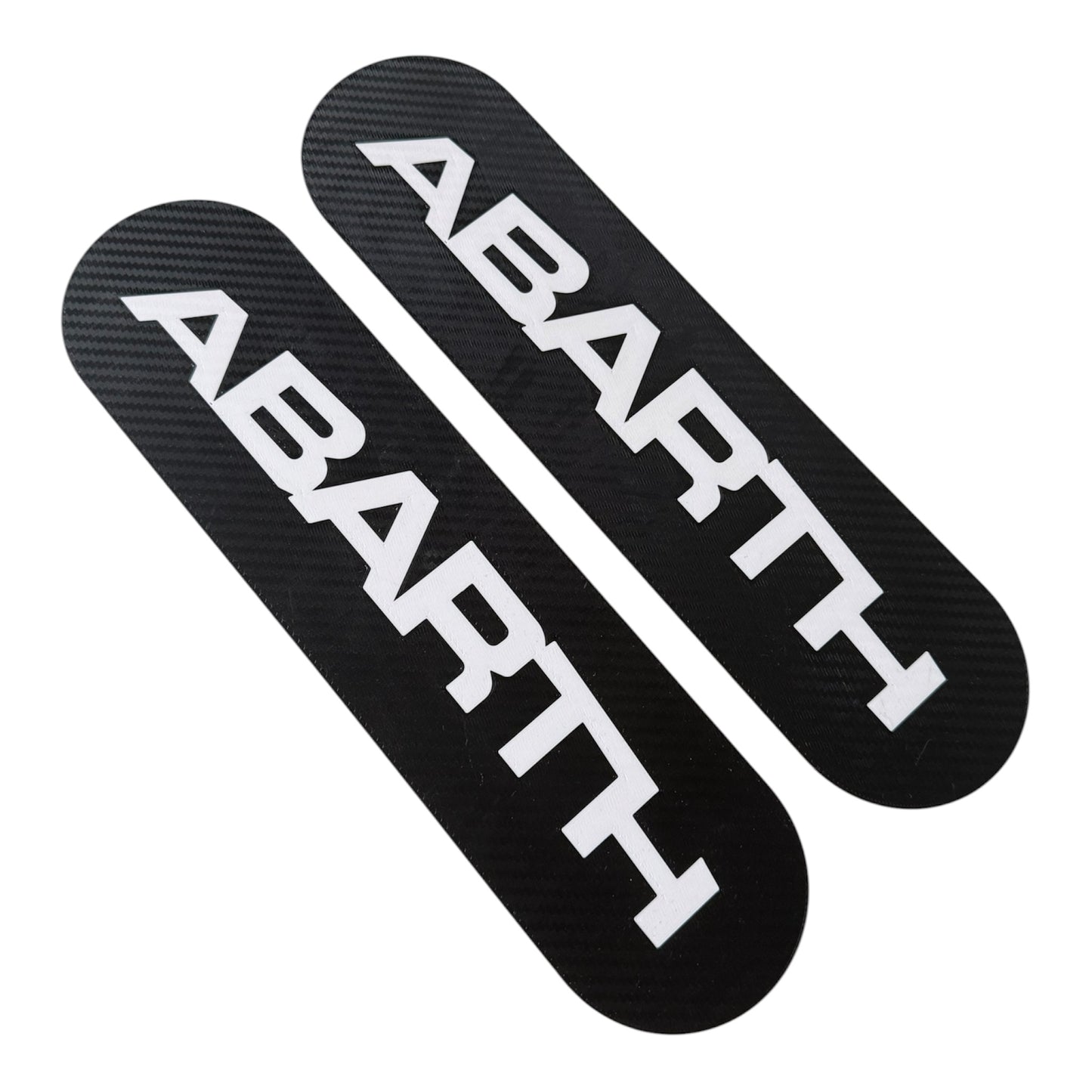 Coppia Cover Sedili effetto carbonio Fiat 500 Abarth - 595 - 695 - in diverse finiture