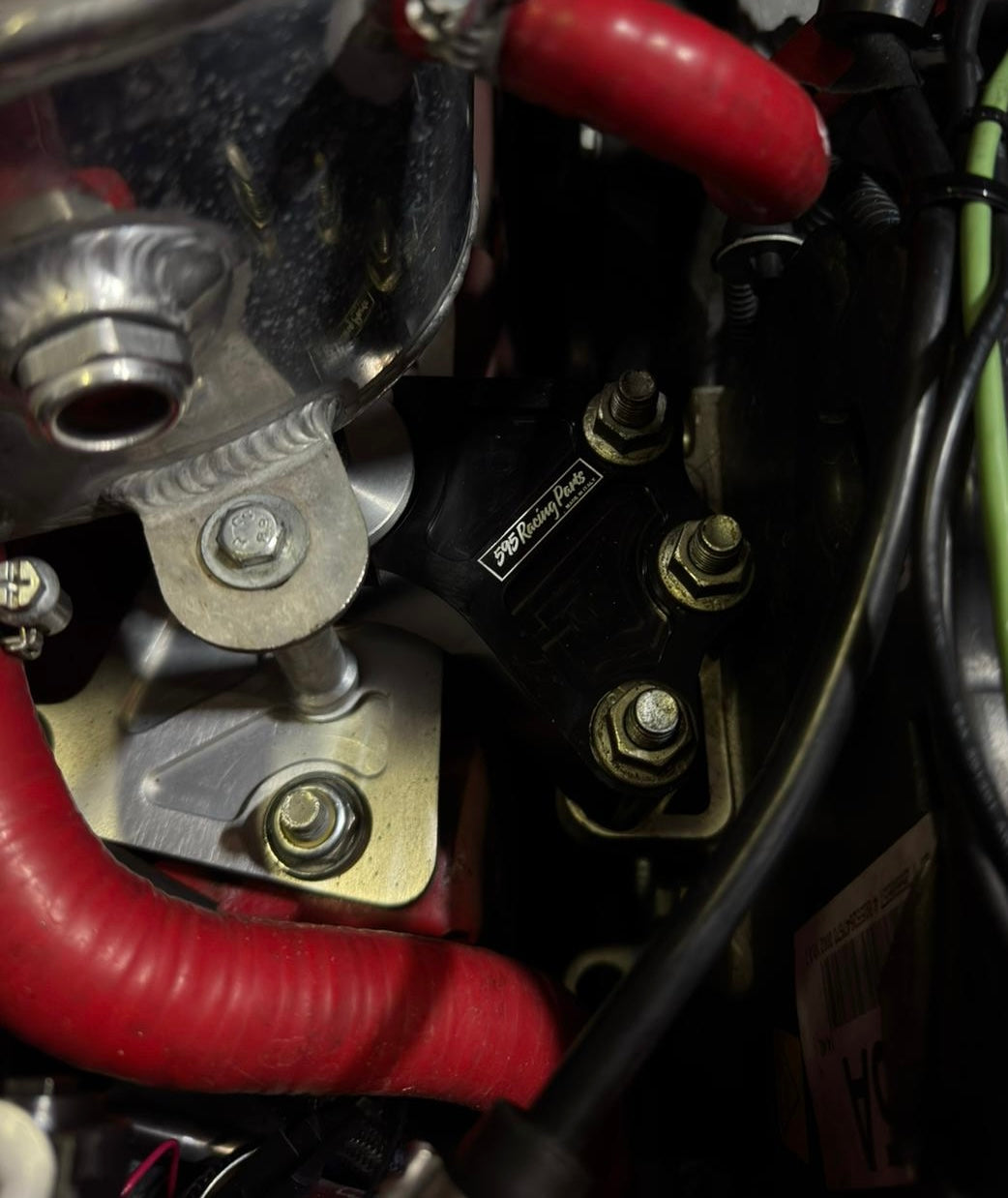 Supporto motore lato distribuzione rinforzato Fiat 500 Abarth - 595 - 695