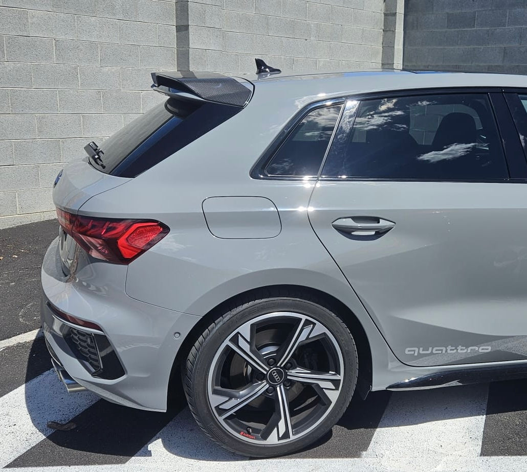 Audi RS3 S3 8Y Spoiler in REAL CARBON