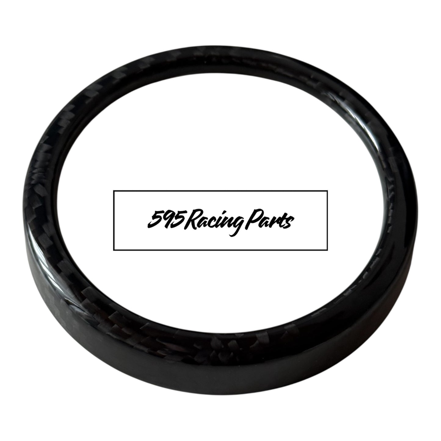 Cover manometro turbo in CARBONIO VERO per Fiat 500 Abarth - 595 - 695