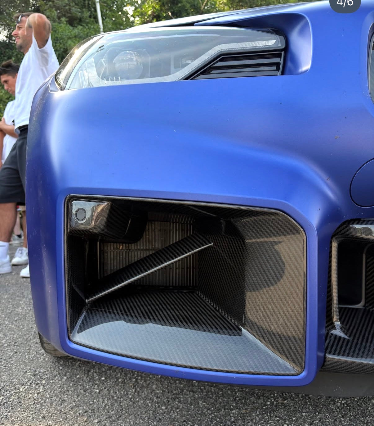 Front CS-Style Air Vents in REAL CARBON for BMW M2 G87