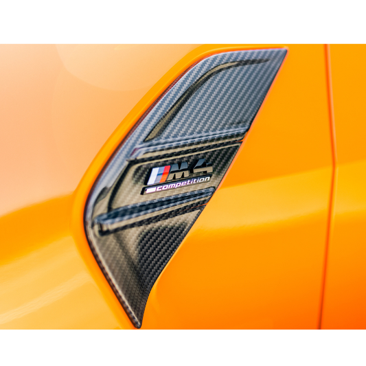REAL CARBON fiber side logo emblems for BMW M3 g80 g81 - M4 g82 g83