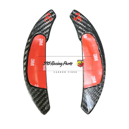 Imbottiture Cinture Sicurezza In Fibra Di Carbonio - 2 Pezzi Per Abarth 695, 595, 500, 124 Spider, Punto - Foto 8