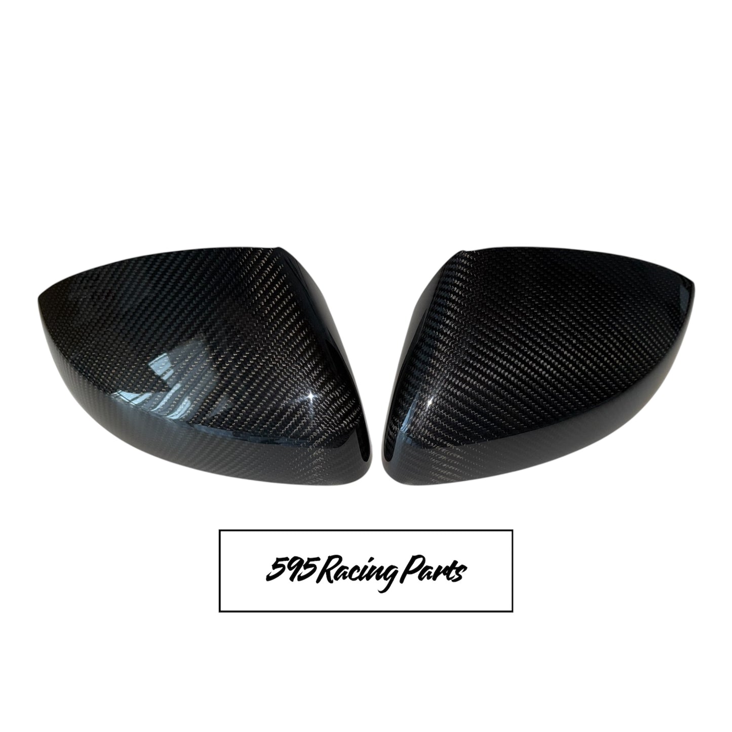 Pair of REAL CARBON mirror caps for Audi A3/S3/RS3 8V