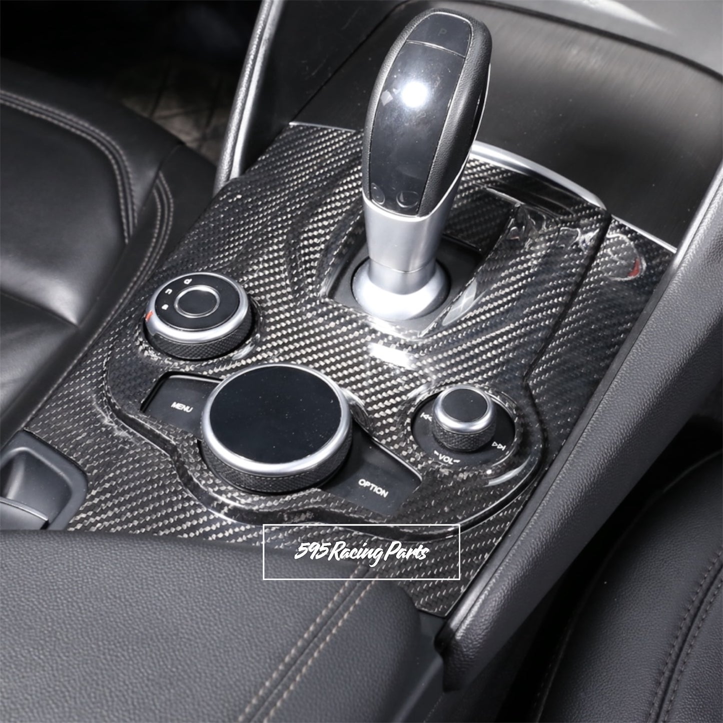 Cover cambio in VERO CARBONIO per Alfa Romeo Giulia