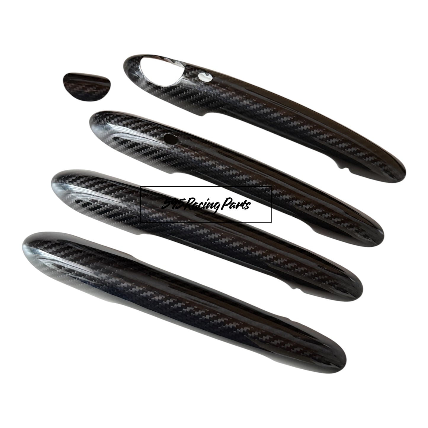 Kit 4 cover maniglie portiere in VERO CARBONIO Mini Cooper F54/F55/F56/F57/F60