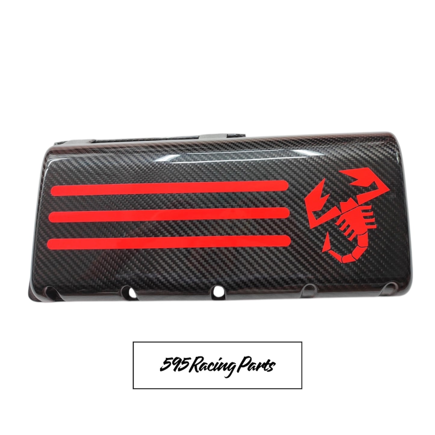 Cover scatola filtro in VERO CARBONIO per Fiat 500 Abarth (tutte le versioni)