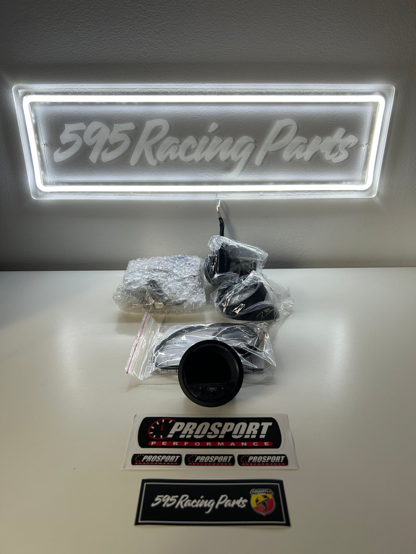 Prosport Exhaust Gas Temperature Gauge (EGT) for Abarth 500 - 595 - 695
