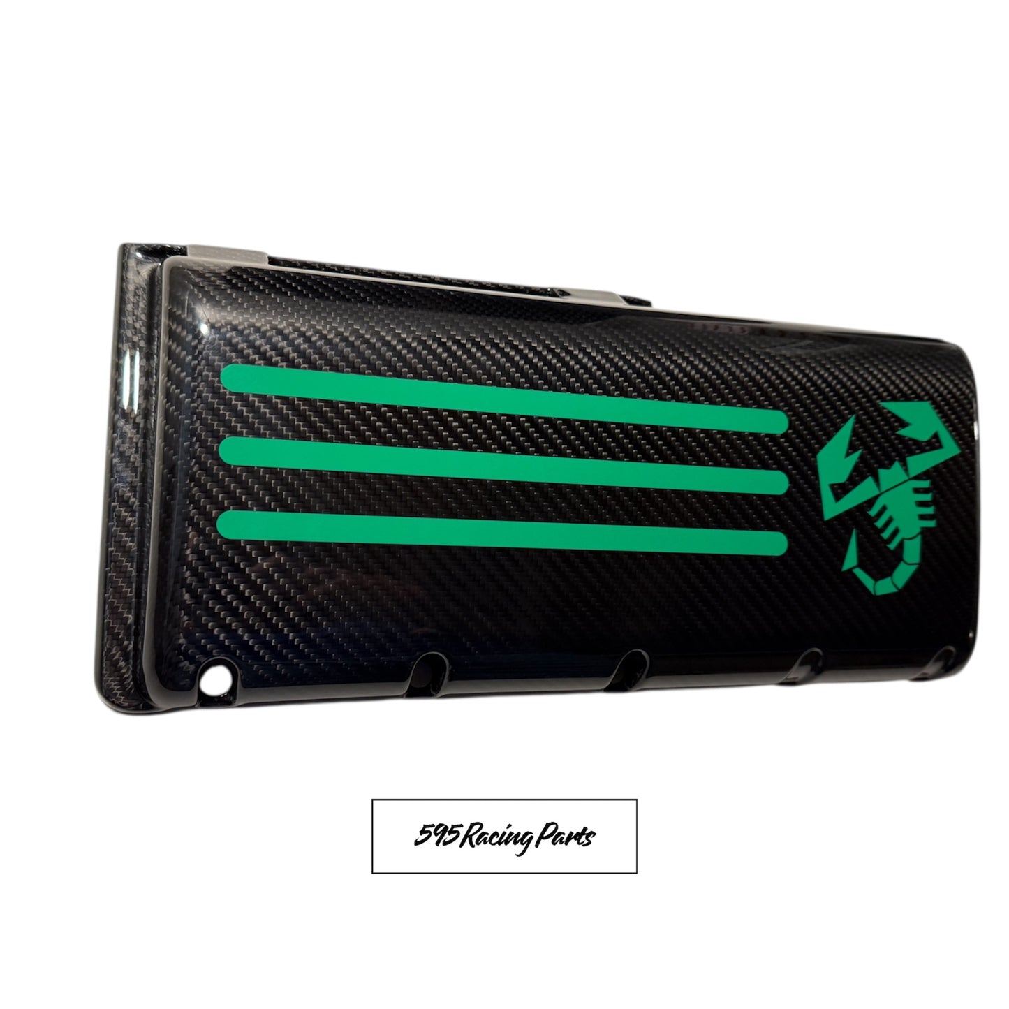 REAL CARBON FIBER air filter cover for Fiat 500 Abarth (all versions)