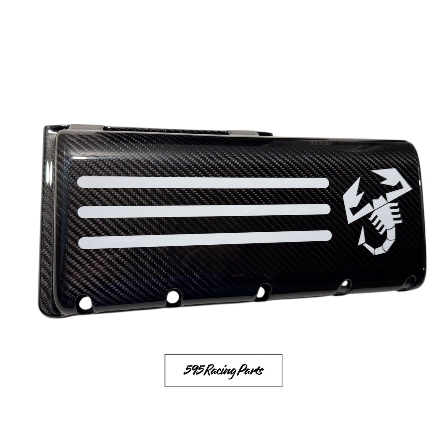 REAL CARBON FIBER air filter cover for Fiat 500 Abarth (all versions)