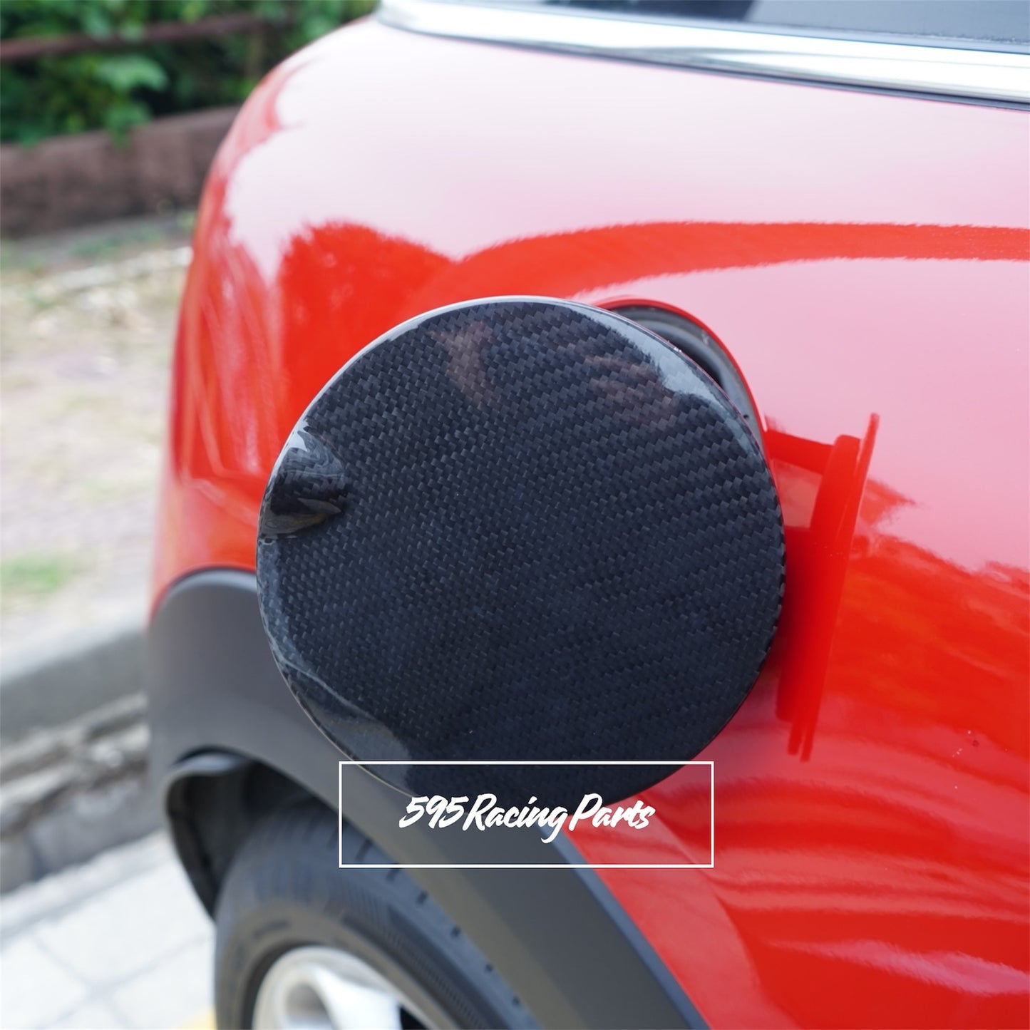 Real Carbon Fuel Tank Cover Mini Cooper F55/F56