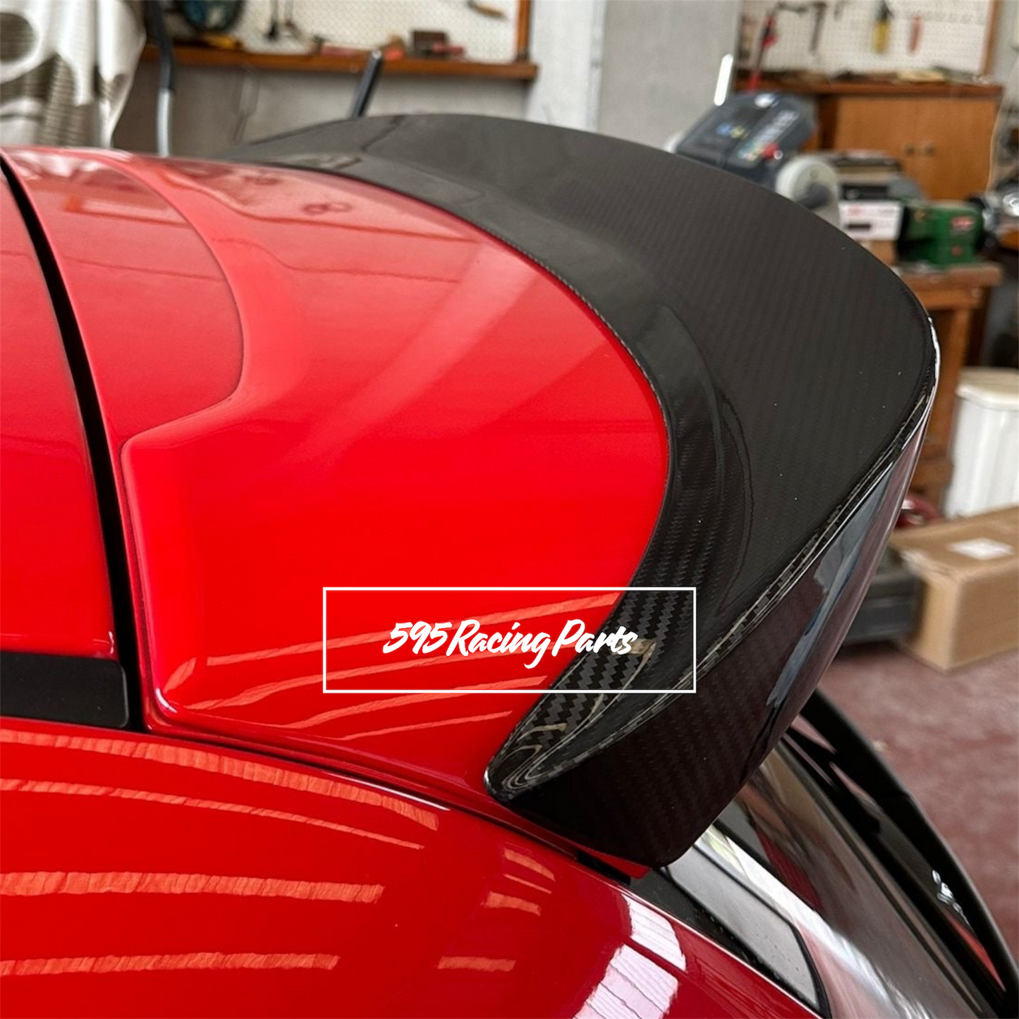 Prolunga Spoiler in CARBONIO VERO Fiat 500 Abarth 595 - 695