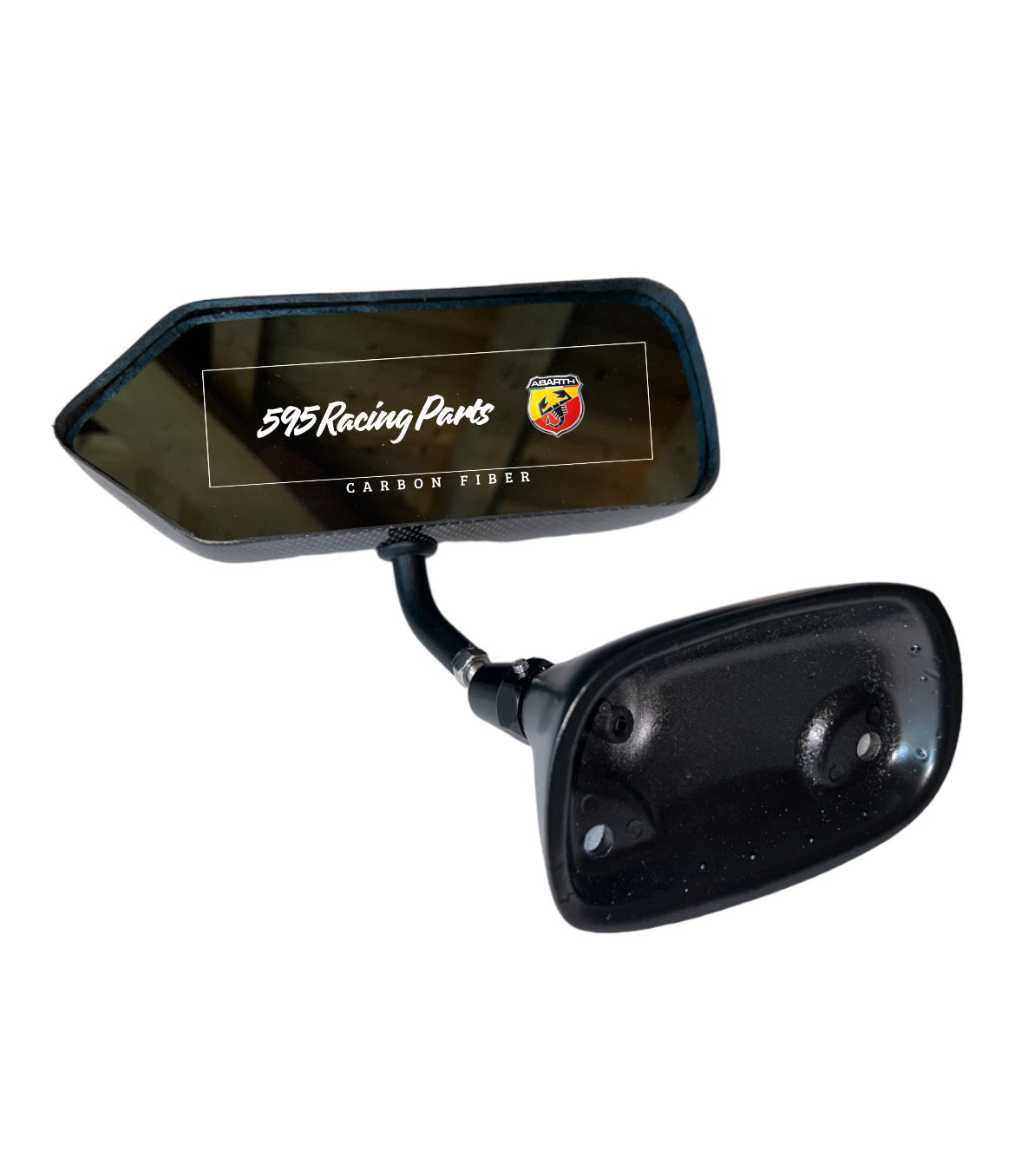 Coppia Specchietti stile F1 universali in VERO CARBONIO per Fiat 500 Abarth - 595 - 695 - Fiat 500