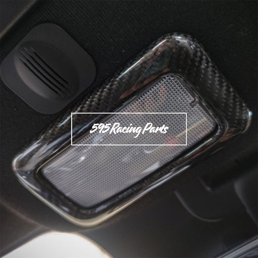 Cover luce cortesia in VERO CARBONIO Fiat 500 Abarth - 595 - 695 - Fiat 500